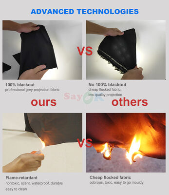 Sayok 6m 디지털 프린팅 모바일 행성관 돔 휴대용 펌프식 천문학 텐트 학교용