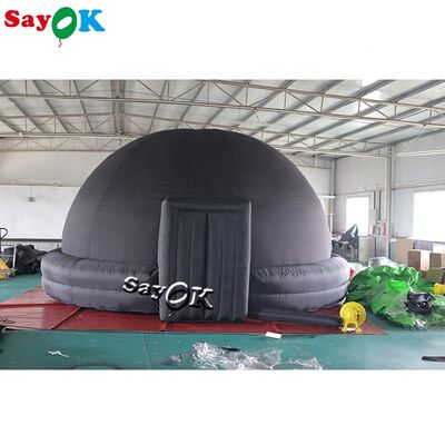 Black Projection Dome Tent Inflatable Cinema Tent Mobile Planetarium for School