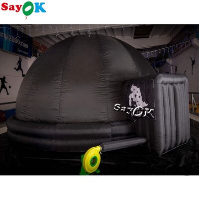 Black Projection Dome Tent Inflatable Cinema Tent Mobile Planetarium for School