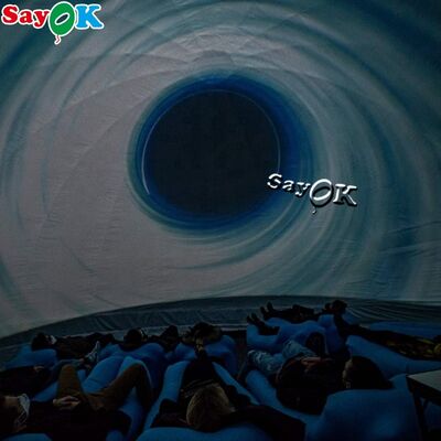 Black Projection Dome Tent Inflatable Cinema Tent Mobile Planetarium for School