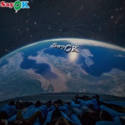 Black Projection Dome Tent Inflatable Cinema Tent Mobile Planetarium for School