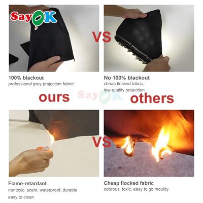 고품질 팽창형 행성관 텐트 팽창형 천문학 행성관 투사 돔 텐트 학교용