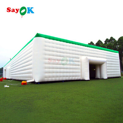 Sayok Guangzhou Customized Giant White Cube Inflatable Tent for Outdoor Event Wedding 200 People