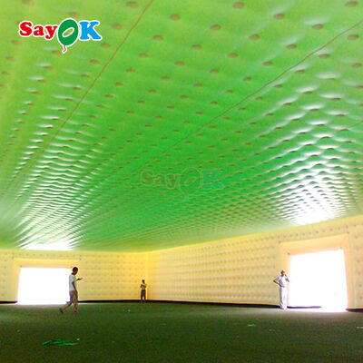 Sayok Guangzhou Customized Giant White Cube Inflatable Tent for Outdoor Event Wedding 200 People