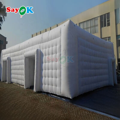 Sayok Extra Large 20m Waterproof PVC Outdoor Event Party Camping Pavilion Marquee Cube Inflatable Tent