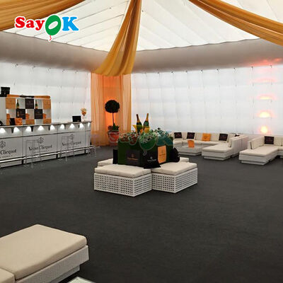 Sayok OEM ODM Thicker Oxford Fabric Giant 10 by 10m Air Tent Inflatable Tent for Advertising Party Event Rental
