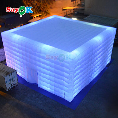 Sayok OEM ODM Thicker Oxford Fabric Giant 10 by 10m Air Tent Inflatable Tent for Advertising Party Event Rental