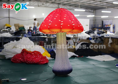 2m 16의 색깔 LED 빛 버섯 광고를 위한 팽창식 점화 훈장