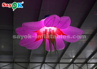 다채로운 1.5m 팽창식 LED 꽃을 거는 점화 훈장/파열