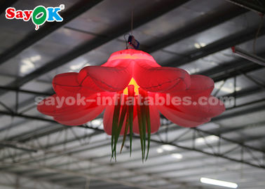 다채로운 1.5m 팽창식 LED 꽃을 거는 점화 훈장/파열