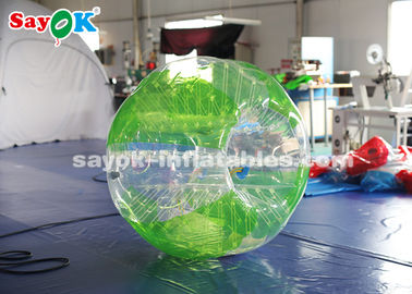 팽창식 한 벌 게임 1.5m 0.8mm PVC 팽창식 거품 축구 투명한/빨강/녹색