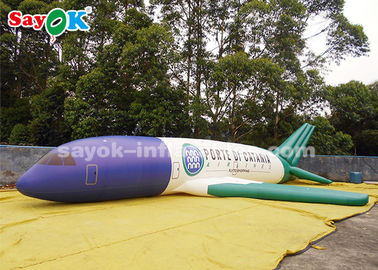ROHS 주문 팽창식 제품, 10 미터 PVC 전시회 전시를 위한 팽창식 비행기 모형