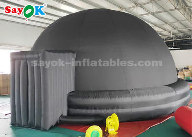 검정 6m 아이 학교 교육 장비를 위한 팽창식 플라네타륨 돔 천막