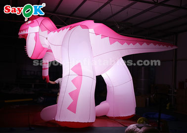 4m 분홍색 팽창형 공룡 축제 장식용