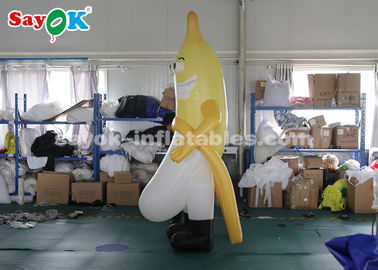 3m 옥외 광고 세륨 SGS ROHS를 위한 팽창식 바나나 마스코트