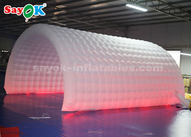 부풀게할 수 있는 터널은 예년인 행사 /를 위한 재사용할 수 있는 6*3*3m LED 라이트 부풀게할 수 있는 공기 텐트를 텐트로 덮습니다