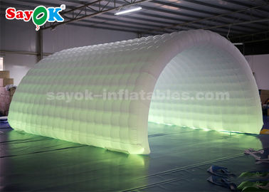 부풀게할 수 있는 터널은 예년인 행사 /를 위한 재사용할 수 있는 6*3*3m LED 라이트 부풀게할 수 있는 공기 텐트를 텐트로 덮습니다