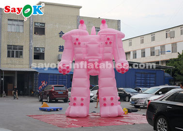 거대 펌플러블 로봇 분홍색 5m 펌플러블 로봇 만화 캐릭터