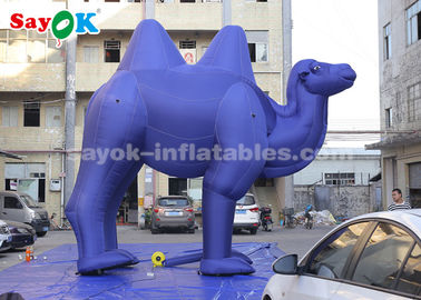 옥외 광고물/거대한 팽창식 낙타를 위한 진한 파란색 팽창식 만화 인물
