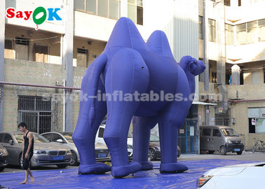 팽창성 동물 풍선 어두운 파란색 팽창성 만화 캐릭터 야외 광고 / 거대 팽창성 낙타