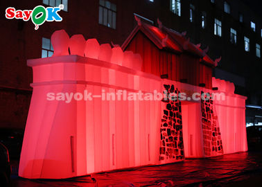 ROHS 주문 팽창식 제품, 옥외 전시를 위한 상업적인 LED 팽창식 바위 벽