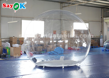 돔 펌플 텐트 투명 3m 펌플 에어 텐트 비 독성 불 - retardant 0.6mm PVC 물질