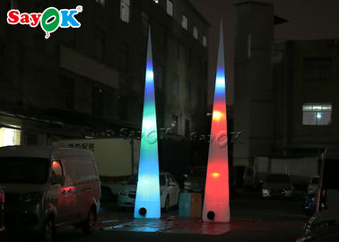 광고물을 위한 송풍기를 가진 다채로운 팽창식 점화 훈장 LED 콘
