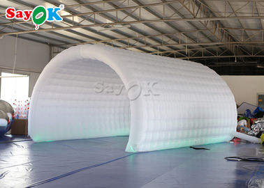 운동 대회를 위한 부풀게할 수 있는 잔디 텐트 백색 옥스퍼드 직물 팽창성 채널 텐트 6*3*3mH