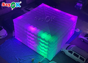 펌플 큐브 텐트 광장 거대 LED 라이트 펌플 에어 텐트 박람회 이벤트 SGS ROSH
