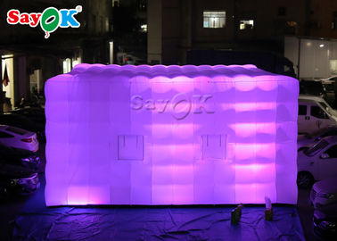 펌플 큐브 텐트 광장 거대 LED 라이트 펌플 에어 텐트 박람회 이벤트 SGS ROSH