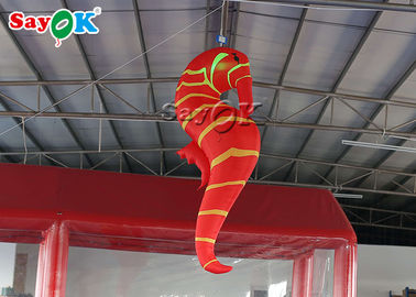 2m LED 축제 훈장을 위한 가벼운 팽창식 해마 모형