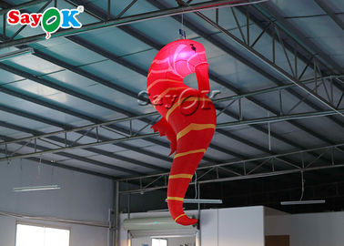 2m LED 축제 훈장을 위한 가벼운 팽창식 해마 모형