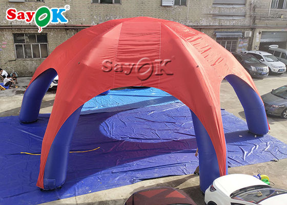 전시회를 위한 송풍기와 공중 팽창식 텐트 6 다리  부풀게할 수 있는 거미 돔 텐트