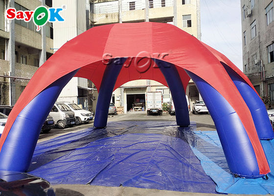 전시회를 위한 송풍기와 공중 팽창식 텐트 6 다리  부풀게할 수 있는 거미 돔 텐트