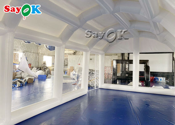 맞춤형 팽창 텐트 파티 수영장 공기 텐트 공기 밀폐 PVC 팽창 수영장 커버 텐트