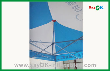 접힌 텐트 상품용 강 / 알루미늄 프레임  텐트를 출력하는 폴드형 캐노피 텐트 로고