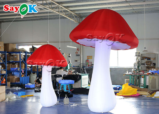 광고의 빨강 2m 옥스퍼드  부풀게할 수 있는 버섯형 모델