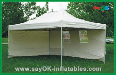 하얀 여행 텐트는 당을 위해 옥스퍼드 직물로 야외 접힌 텐트를 특별주문했습니다