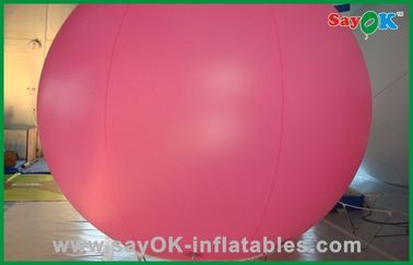 분홍색 색깔 팽창식 풍선 옥외 팽창식 헬륨 풍선