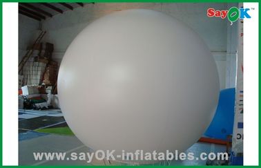 백색 색깔 아름다운 팽창식 풍선 상업적인 거대한 헬륨 풍선