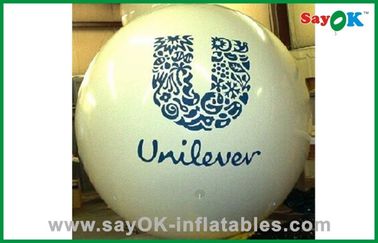 광고를 위한 개인화한 헬륨 풍선 PVC 백색을 내화장치하십시오