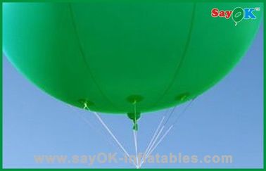 휴일 팽창식 풍선 선명한 초록 색깔 팽창식 헬륨 풍선