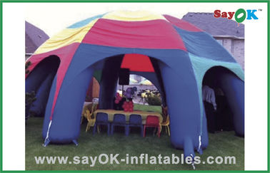 팔려고 내놓 야외 팽창식 텐트 PVC 방수 시트 부풀게할 수 있는 공기 텐트를 가게 하세요