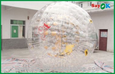 놀이공원 3.6x2.2m을 위한 거대한 부풀게할 수 있는 야외 경기 PVC 거품 인간 규모 햄스터 공