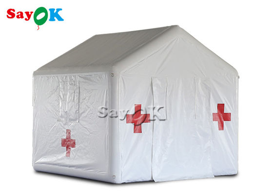 군 분야를 위한 야전 병원 텐트 모바일 3x3mH 부풀게할 수 있는 응급 텐트