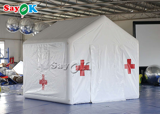 군 분야를 위한 야전 병원 텐트 모바일 3x3mH 부풀게할 수 있는 응급 텐트