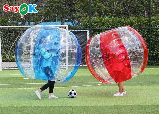 성인들 어린이 야외의 활동을 위한 축구 부풀게할 수 있는 게임 1.8m PVC 부풀게할 수 있는 대단히 큰 공