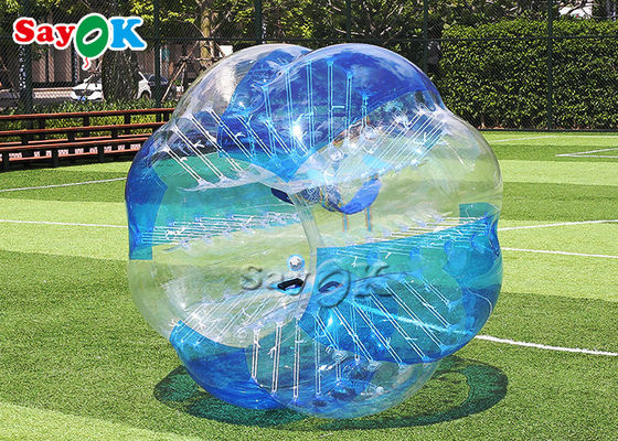 부풀게할 수 있는 축구 게임 성인 크기 스포츠 장난감 열 가소성 폴리우레탄 수지 투명한 부풀게할 수 있는 범퍼 공