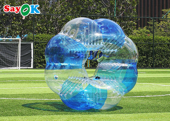 부풀게할 수 있는 축구 게임 성인 크기 스포츠 장난감 열 가소성 폴리우레탄 수지 투명한 부풀게할 수 있는 범퍼 공