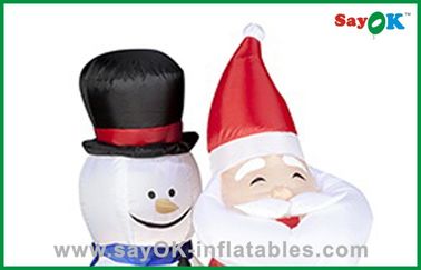 크리스마스 산타클로스 또는 눈사람 Sleigh를 가진 팽창식 휴일 훈장